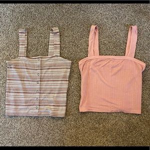 Cropped tank tops